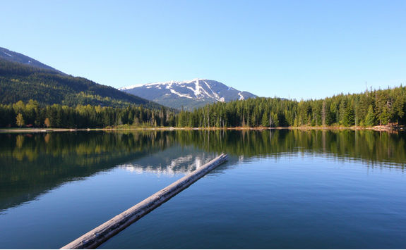 Lost lake from the pier