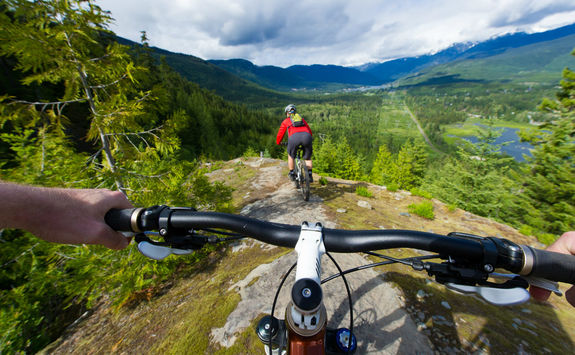 Cycling around Whistler