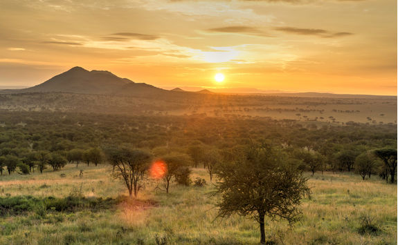 Sunrise in Serengeti National Park