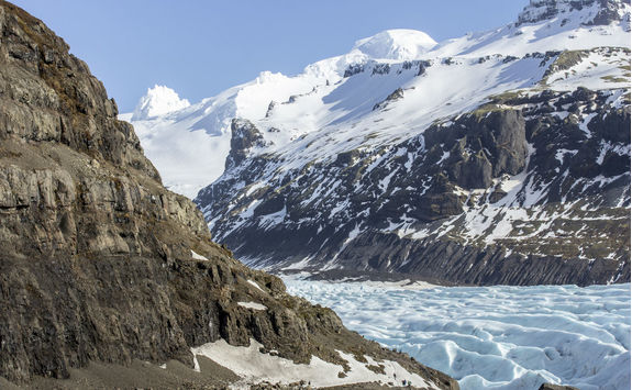 Svinafellsjokull glacier