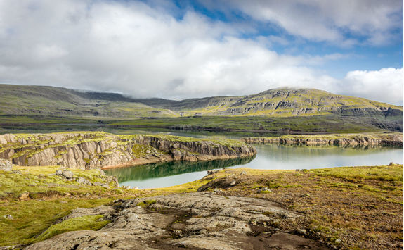 Landscape of south central coast during summer