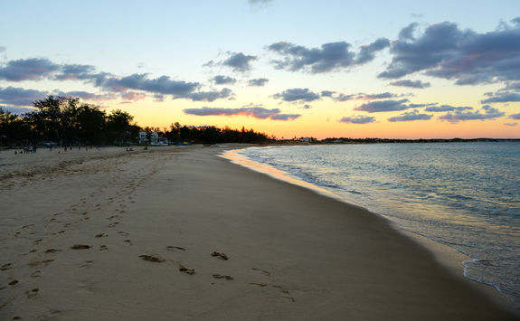Sunset on Tofo beach