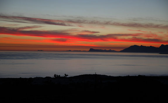 Sunset over Walker Bay