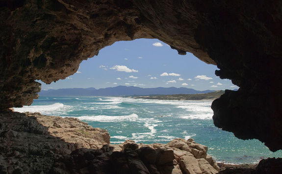 Cave on beach