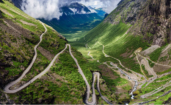The twisty road of Trollstigen