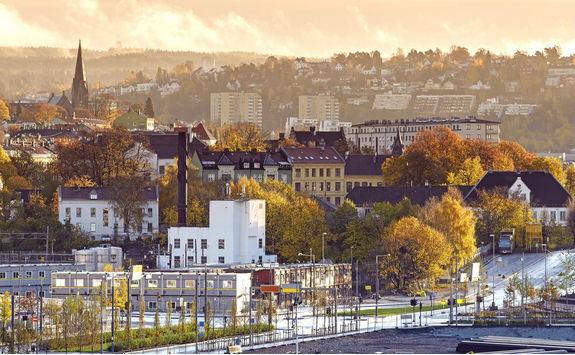 Morning skyline of Oslo