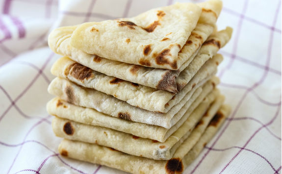 Norwegian Lefse, a mashed potato flatbread