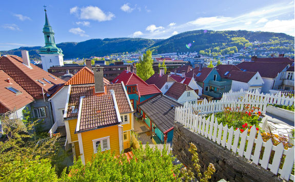Bergen's colourful houses