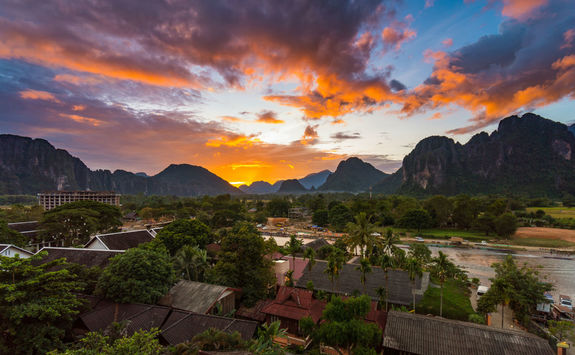 Vang Vieng Sunset