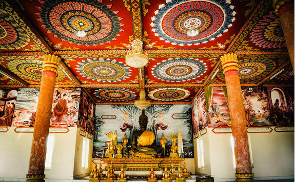 Big Buddha Statue in That Ing Hang