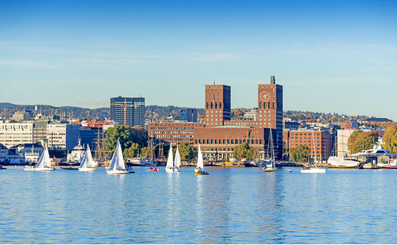 Harbour with boats and wooden yacht