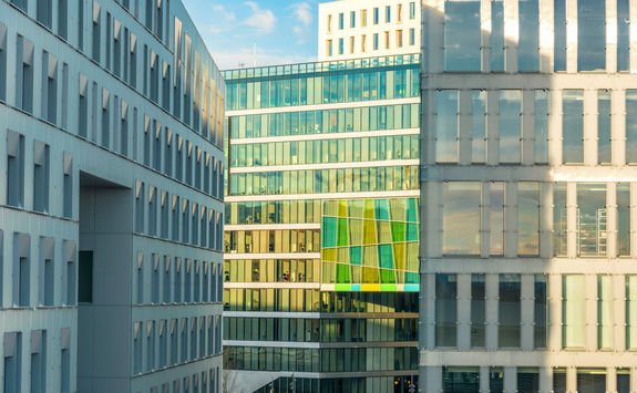 Modern skycrapers in Oslo