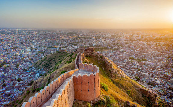 Aerial View of Jaipur
