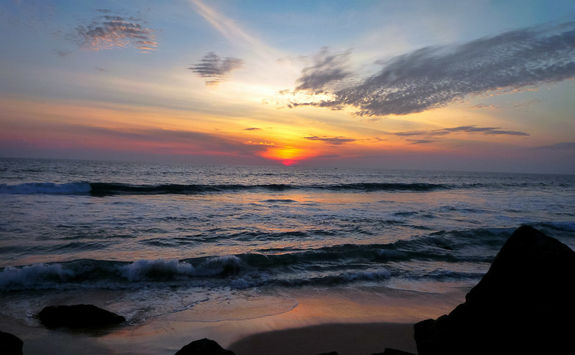 Sunset at Kerala Beach
