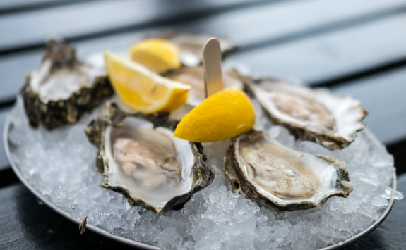 Fresh oysters