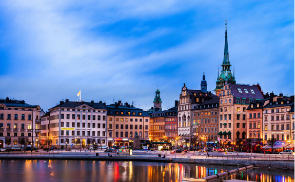 Stockholm in the evening