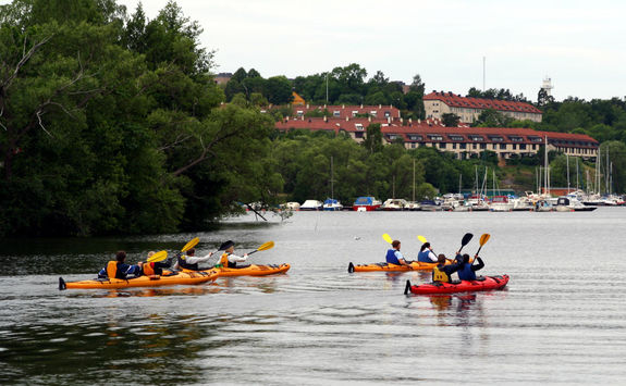 Kayaking in Stockholm