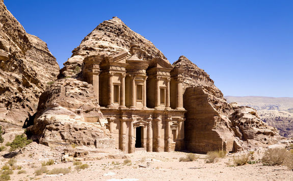 The Monastery in Ancient City of Petra