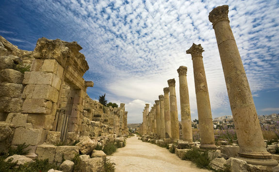 Roman Columns in Jerash
