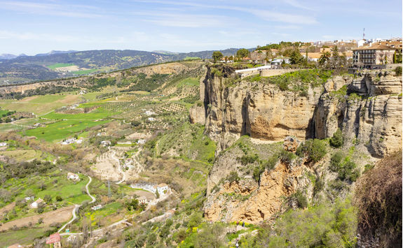 Cliffs of the city of Ronda
