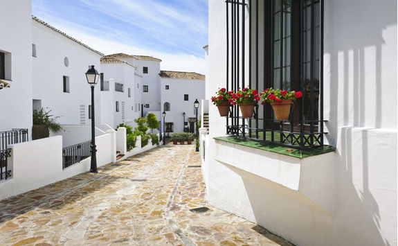 Typical street in a pueblos blancos