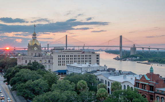 Savannah at dusk