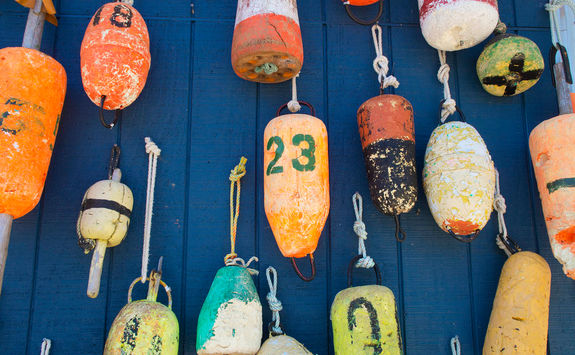 Buoy wall, Myrtle Beach