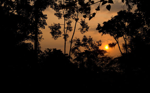 Sunset in Rwanda