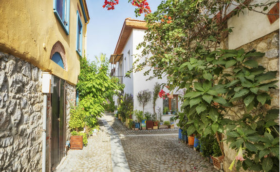 Colourful streets in Izmir