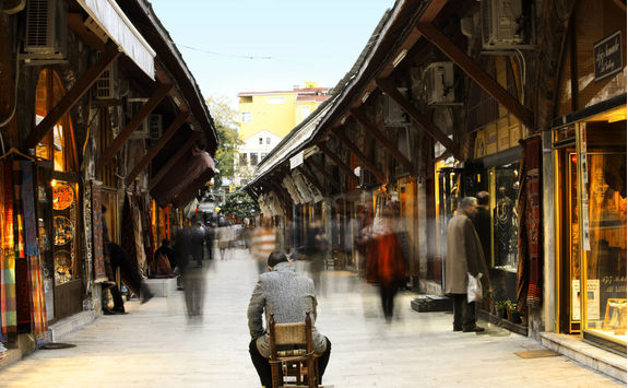 Historic bazaar at Arasta