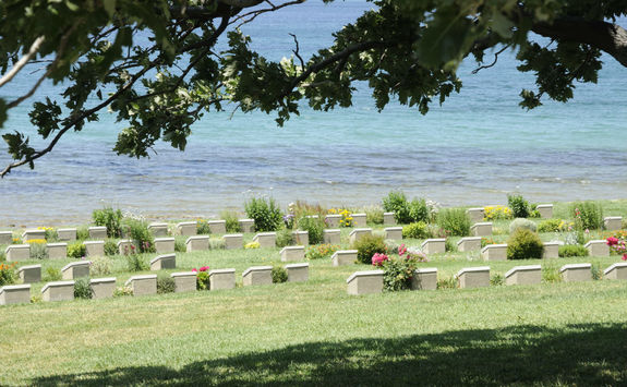 Beach Cemetery In Gallipoli