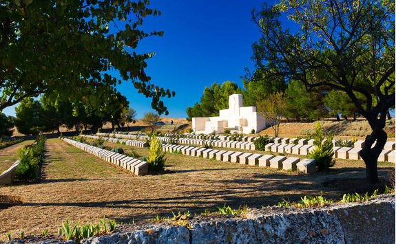 Lancashire Landing Cemetery in Gallipoli