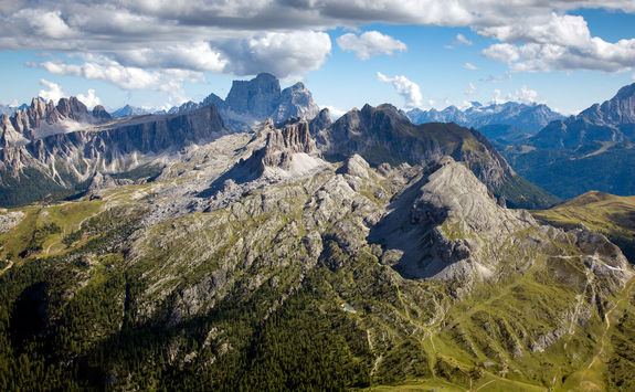Panoramic view from Rifugio Lagazuoi