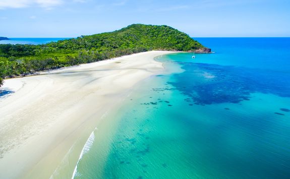 Aerial view of Cape Tribulation