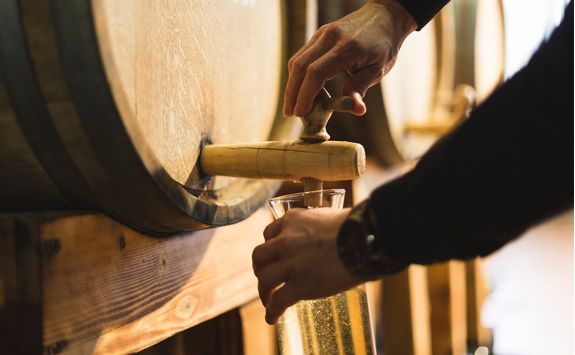 Wine from barrel