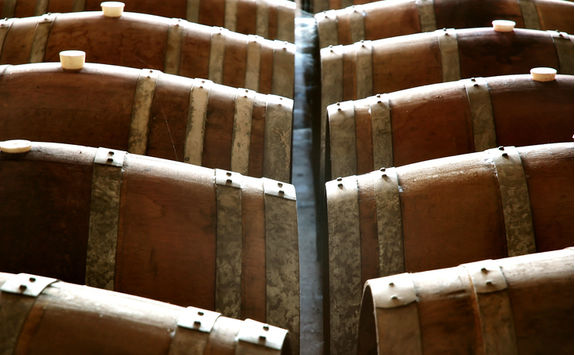 Wine barrels