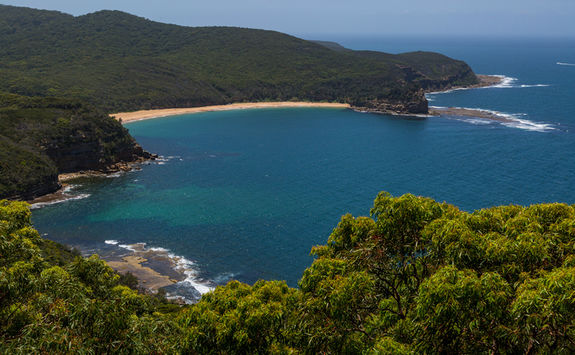 Aerial view of Bouddi National Park