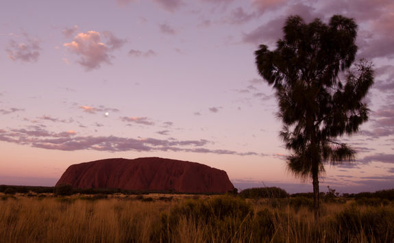 Uluru at sunset