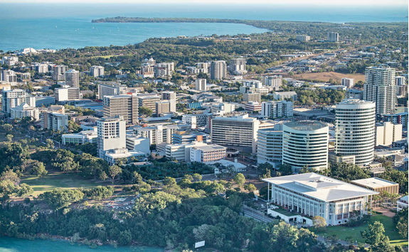 Aerial view of Darwin