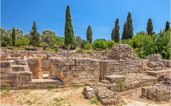 Ruins in Gortys