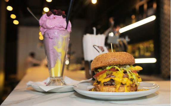 Burger and Milkshake