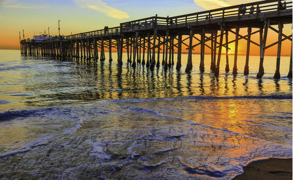 Balbao Pier during Sunset