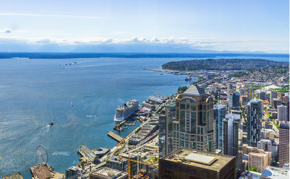 Aerial view of Seattle