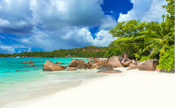 Anse Lazio in Praslin Island