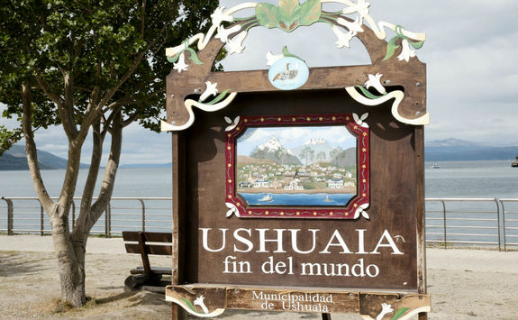 Ushuaia sign