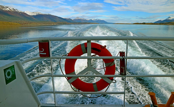 Cruise ship at Beagle channel