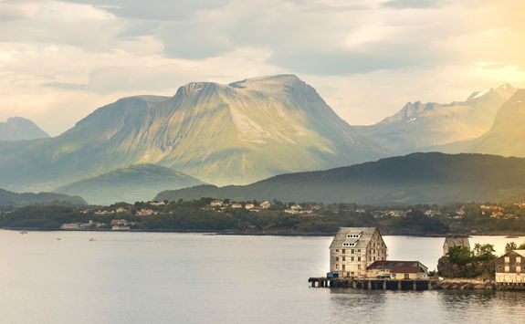Mountain view in Alesund