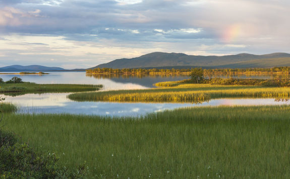 Paitasjarvi lake in Kiruna