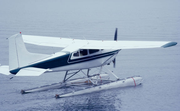 Float plane in British Columbia