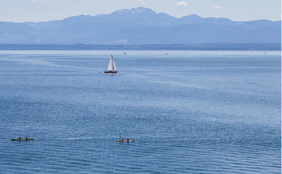 Ocean kayaking Vancouver Island